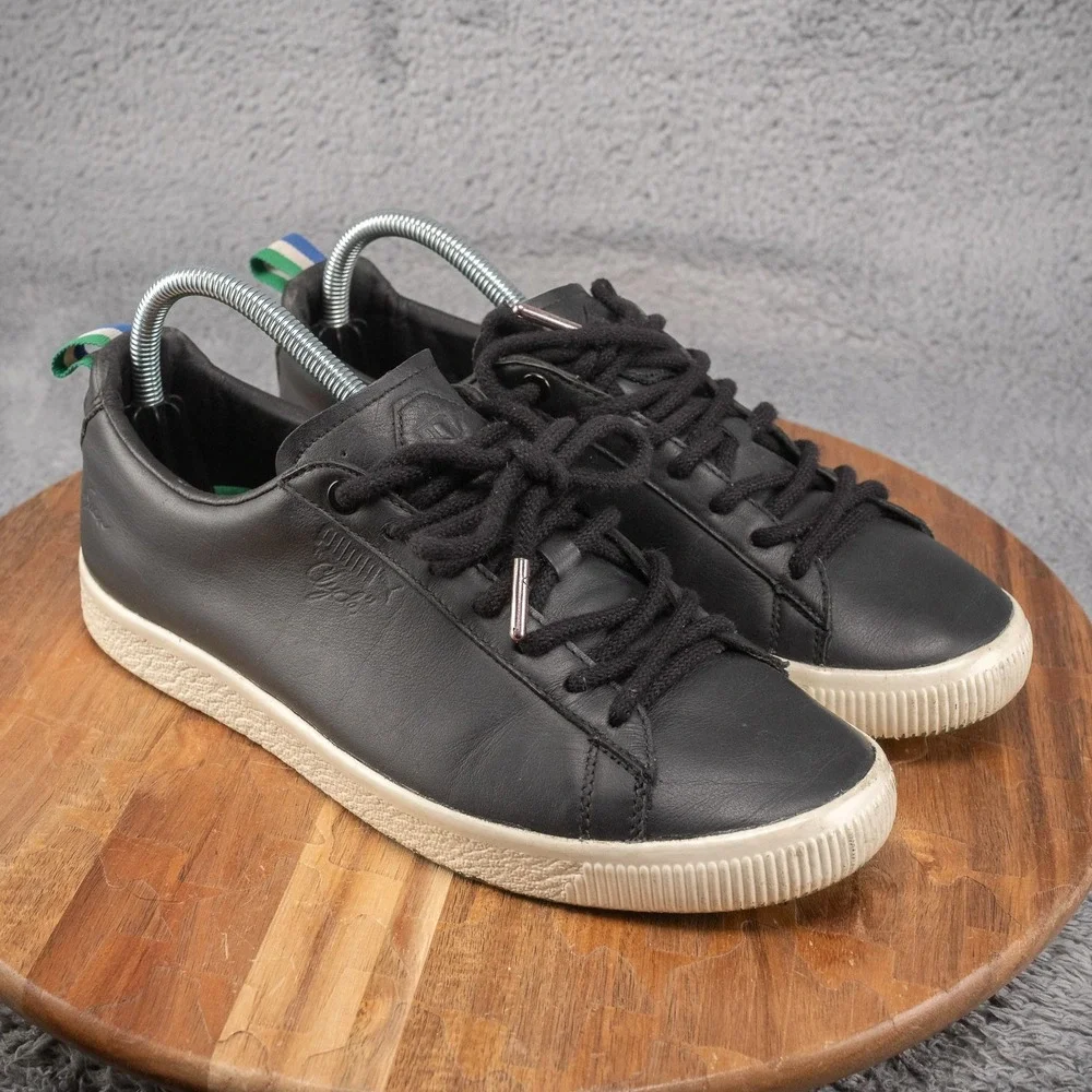 PUMA Clyde Black Sneakers Leather Big Sean Size‎ 8 US